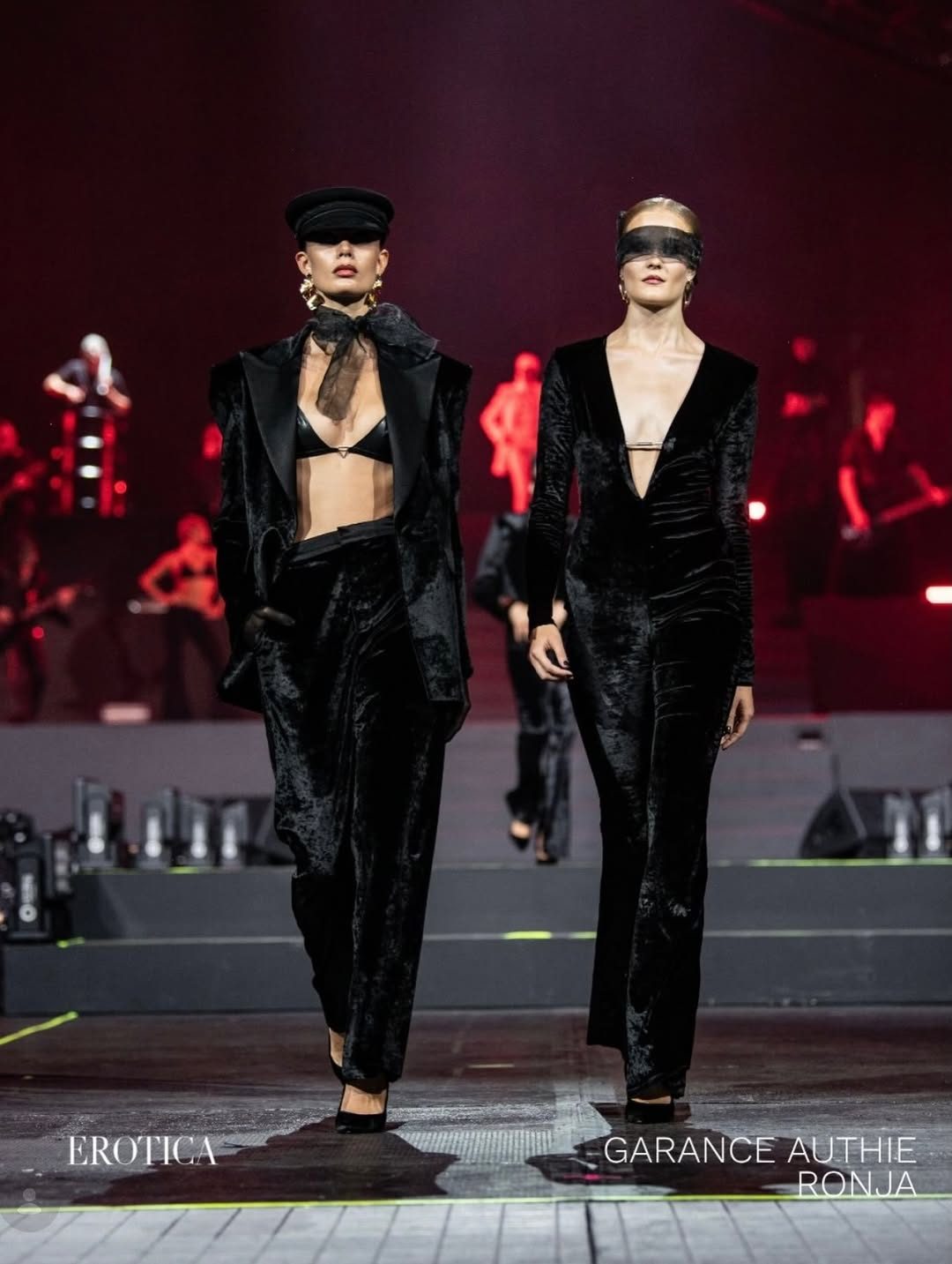 Garance, erotica show, velvet ensemble, June 2026